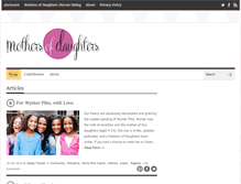 Tablet Screenshot of mothersofdaughters.com